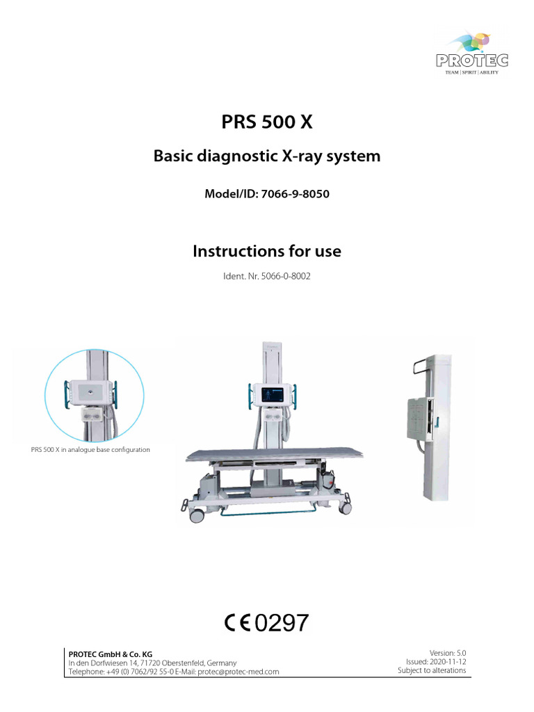 Prs 500 X | PDF | Radiography | X Ray