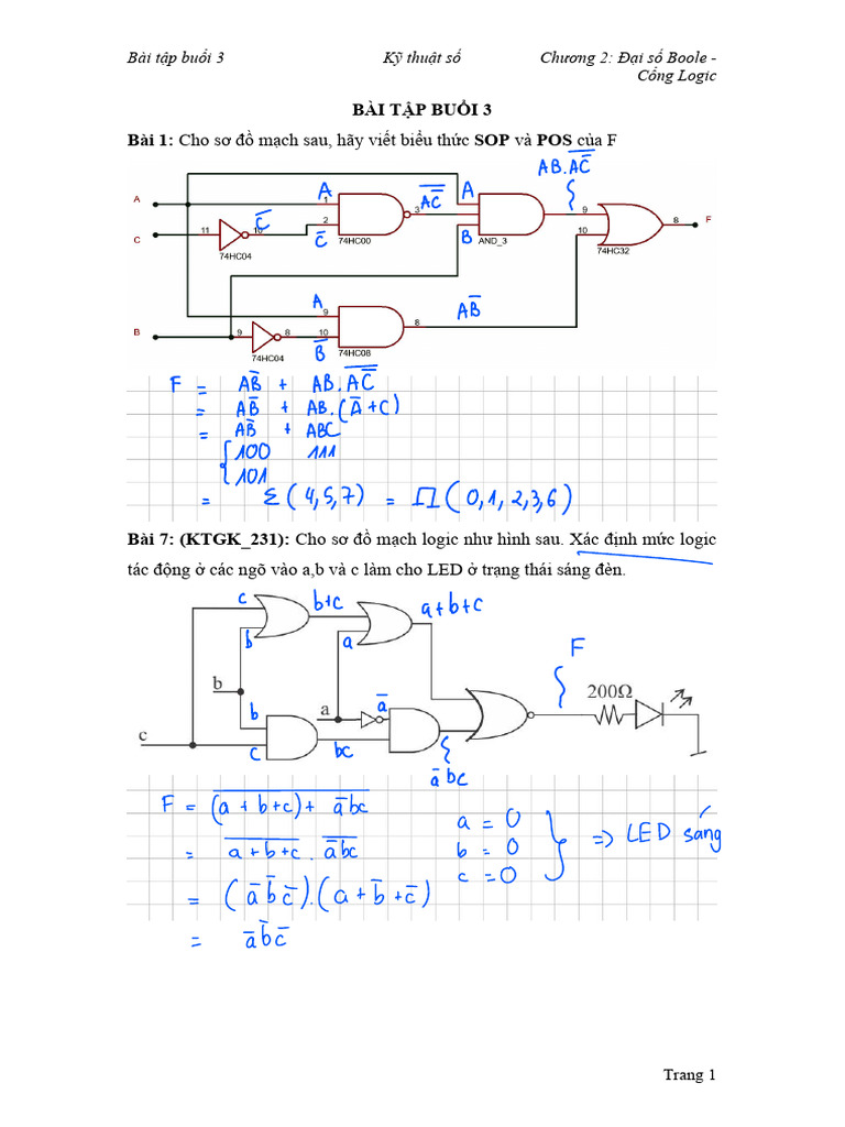 Bài Tập Bu I 4 - SOL | PDF