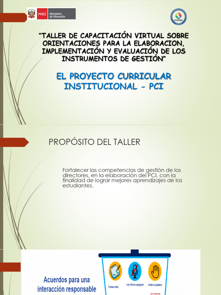 Proyecto Curricular Institucional 2023 | PDF | Plan de estudios ...
