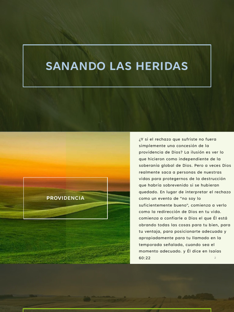 Sanando Heridas a Través de Dios | PDF | Cristo (título) | Pecado