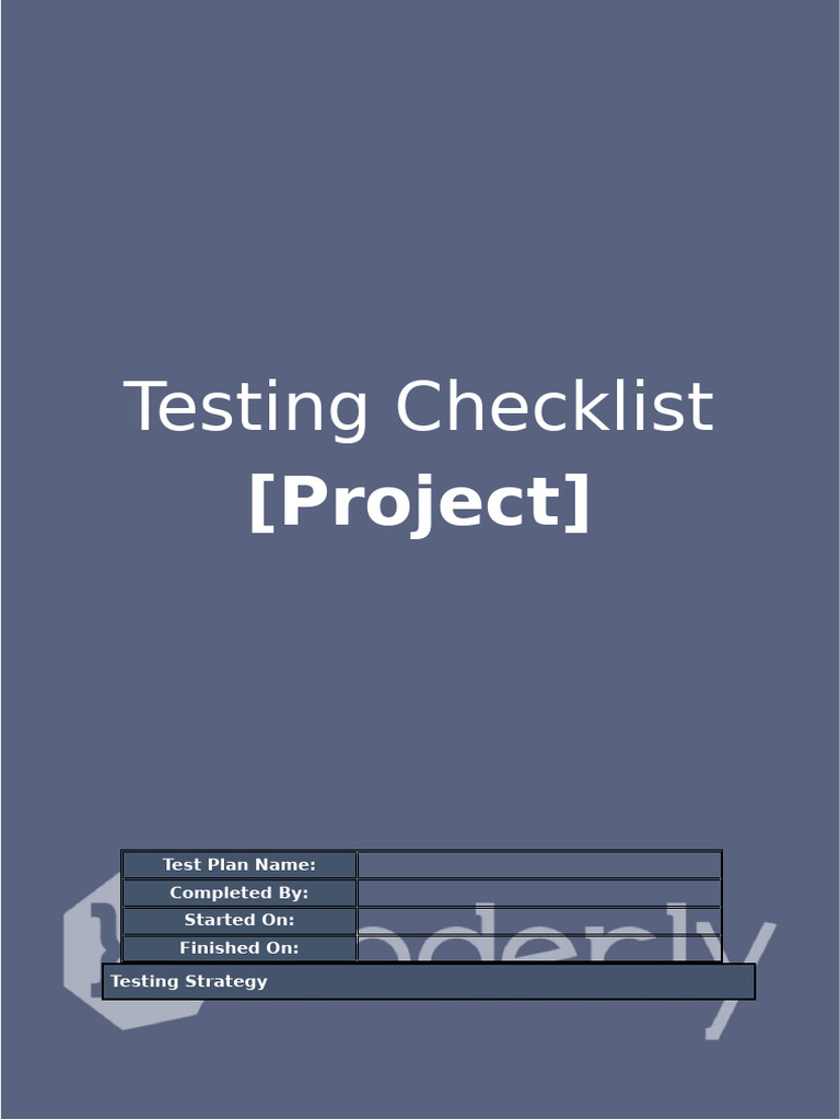 The Ultimate Software Testing Checklist | PDF