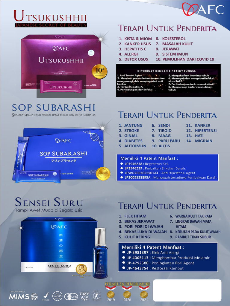 BROSUR AFC PRODUCT 2 SC V2 | PDF | Olahraga & Rekreasi