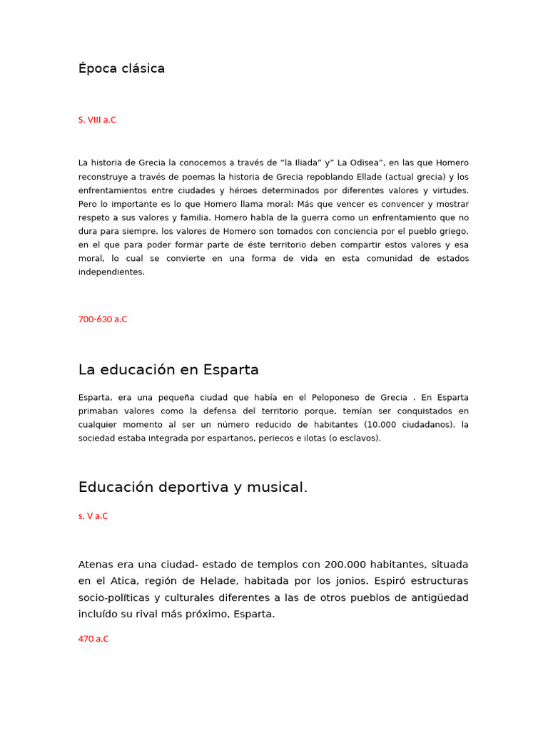 Eudicles y la Educación en Grecia | PDF | Esparta | Antigua Grecia