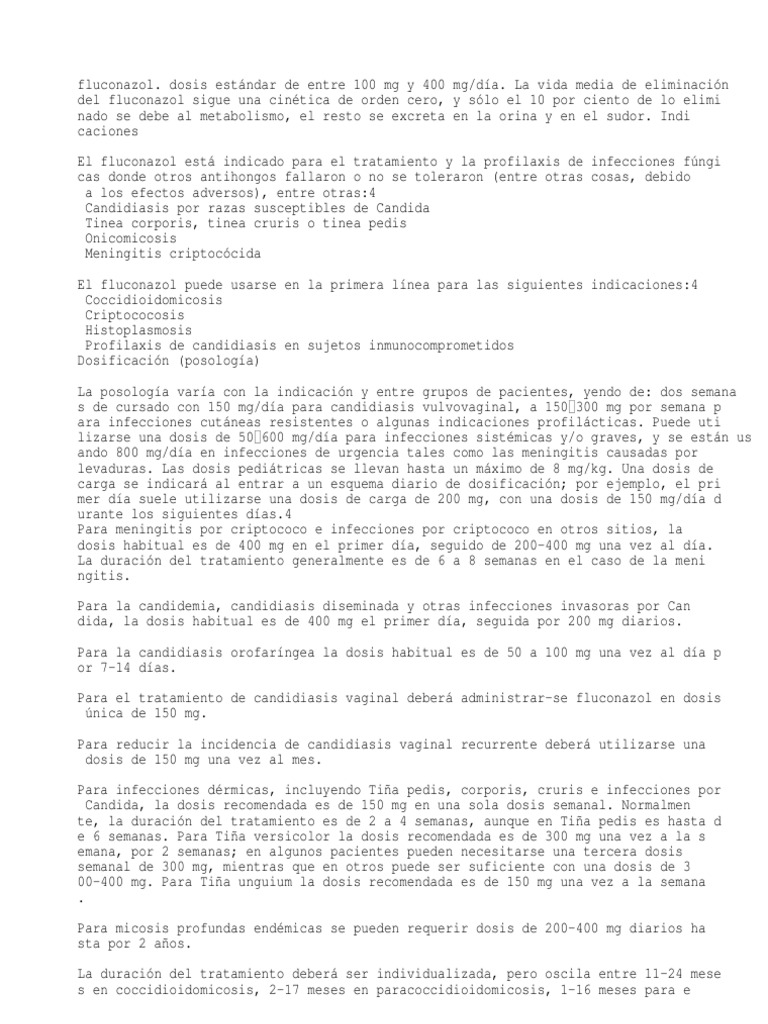 Fluconazol De 400 Mg