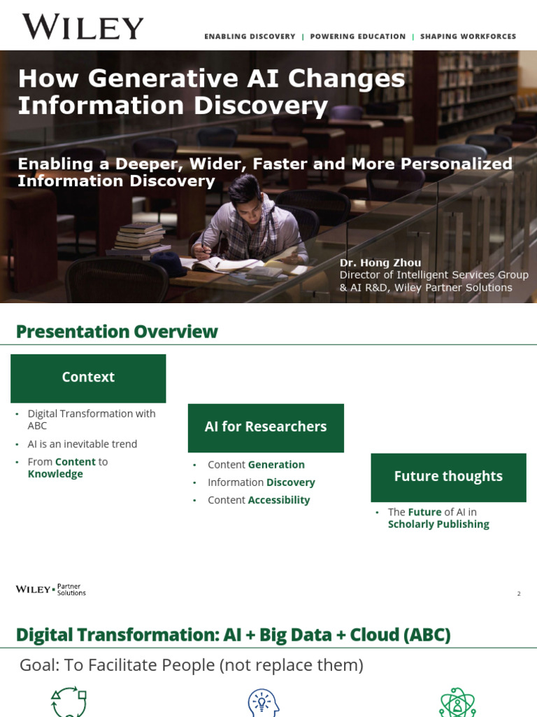 Generative AI in Information Discovery | PDF | Artificial Intelligence ...