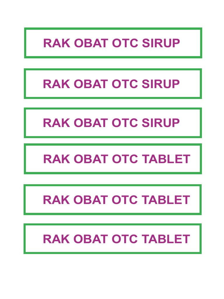 Sticker Rak | PDF
