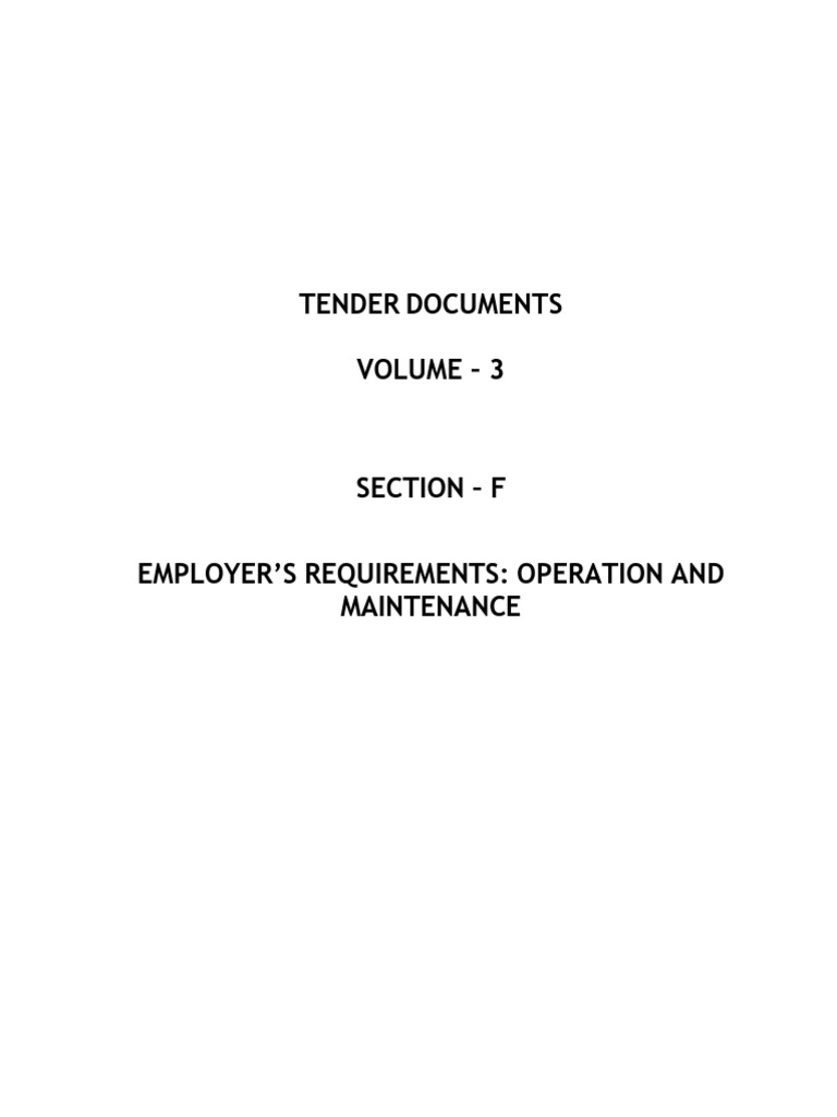 Operation and Maintenance Manual Requirements | PDF | Software