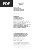 Taylor Swift Lyrics - Shake It Off | PDF | Songs Written | Pop Songs