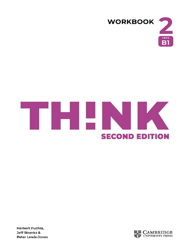 Think 2nd Ed 2 Workbook 练习册 | PDF