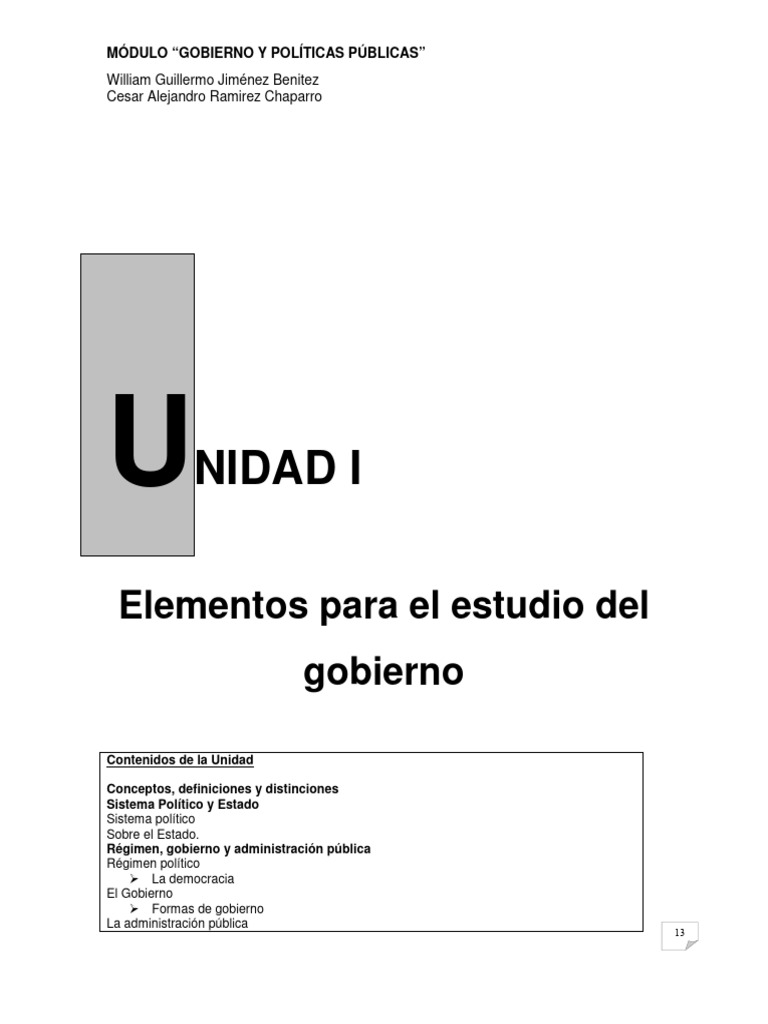 Conceptos Clave de Gobierno y Estado | PDF | Estado (política) | Democracia