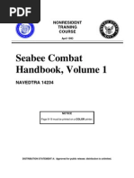 Download US Navy Course NAVEDTRA 14234 - Seabee Combat Handbook Volume 1 by Georges SN7836636 doc pdf