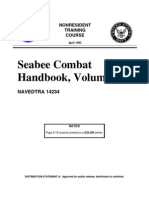 US Navy Course NAVEDTRA 14234 - Seabee Combat Handbook, Volume 1