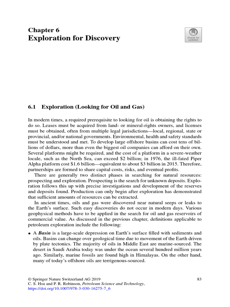 Oil and Gas Exploration Techniques | PDF | Petroleum Reservoir | Porosity