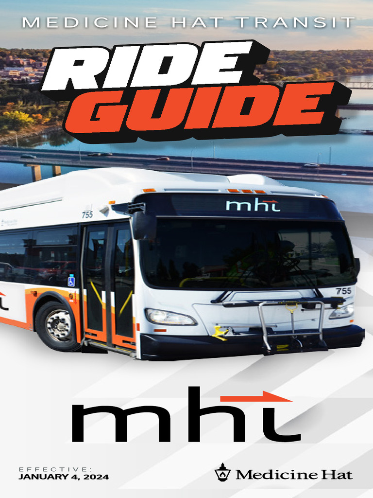 MHT Ride Guide January 2024 WEB | PDF | Bus | Public Transport