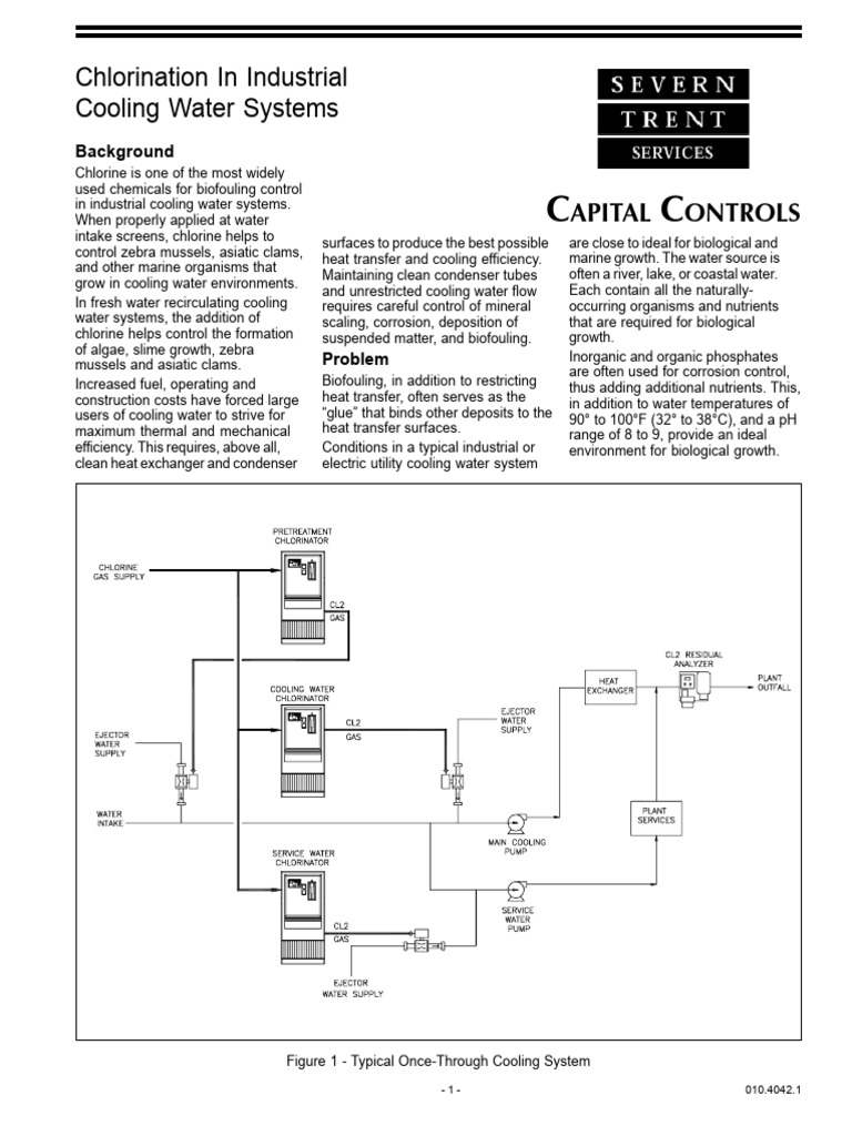 Chlorination Equipment for Cooling Water | PDF | Water | Chemical ...