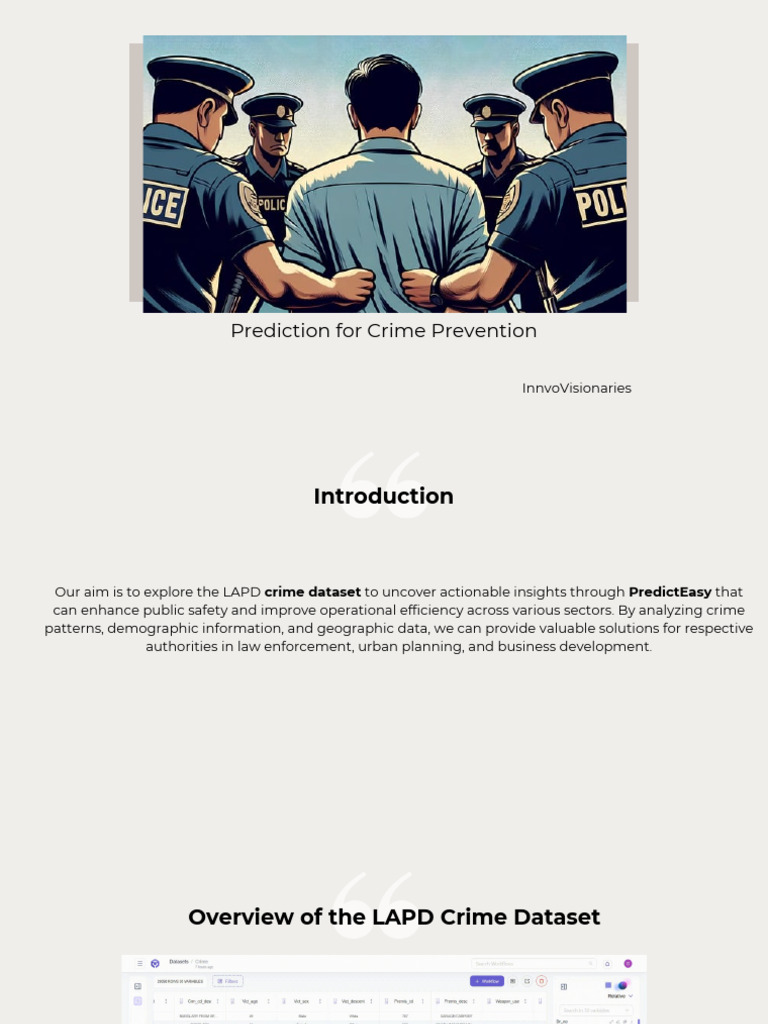 LAPD Crime Data Insights for Safety | PDF | Crimes | Crime & Violence