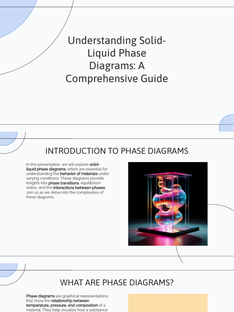 Solid Liquid Phase Diagram | PDF | Phase Diagram | Phase (Matter)