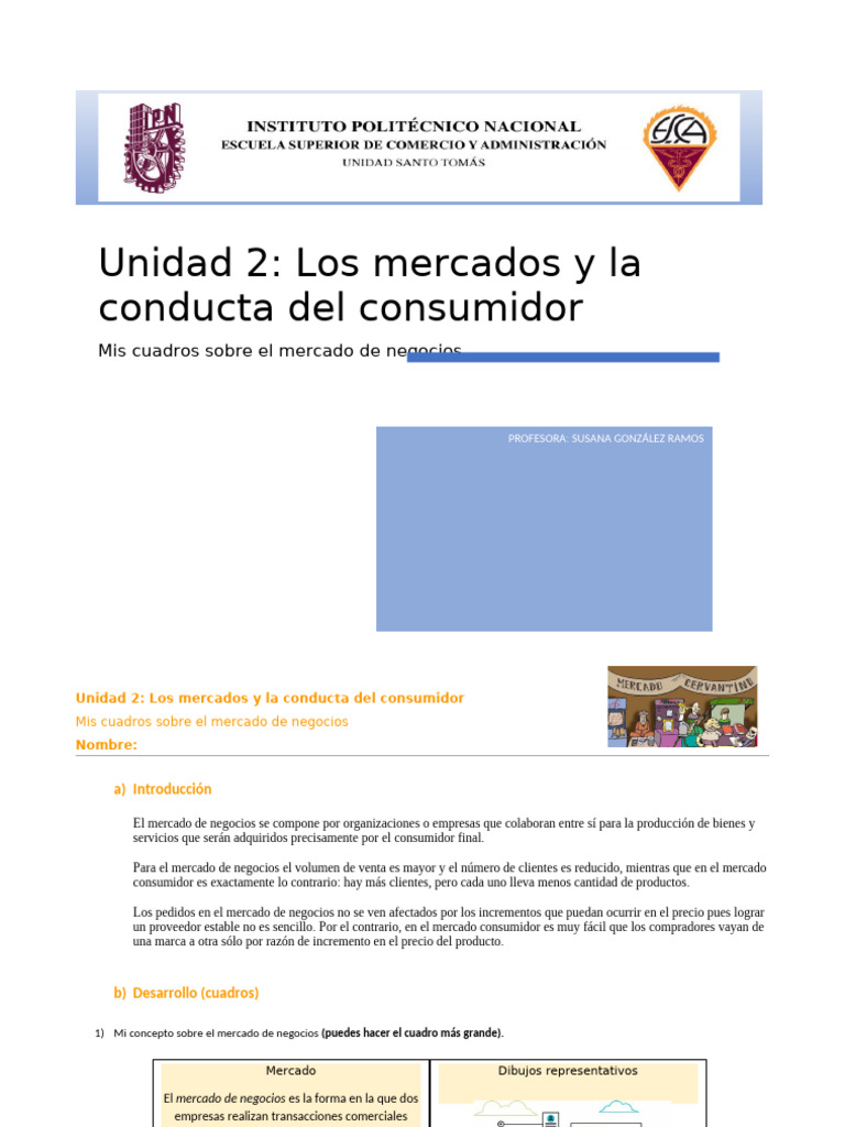 Mercados y Conducta del Consumidor | PDF | Mercado (economía) | Los ...