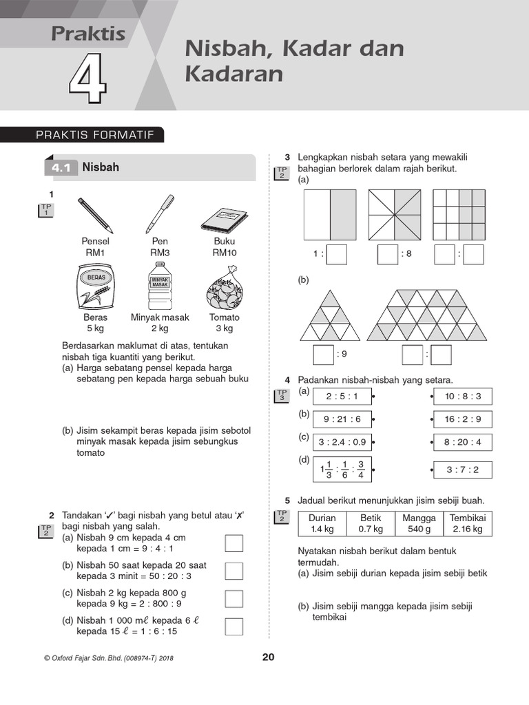 Maths T1 Bab 2 | PDF