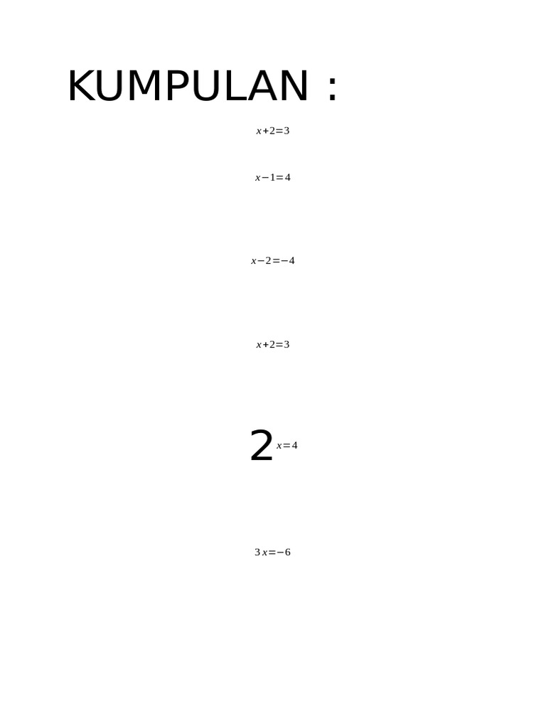 Soalan Explorace Algebra | PDF