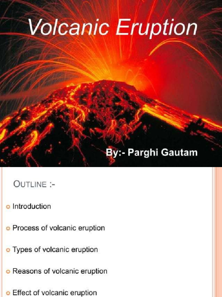 Volcanic Eruption | PDF