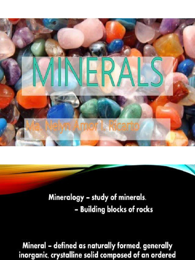 Minerals | PDF