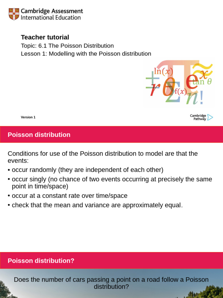 Understanding the Poisson Distribution | PDF | Finance & Money Management