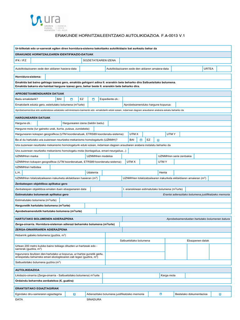 FA 0013 V1 Autolikidazioak EEHH | PDF