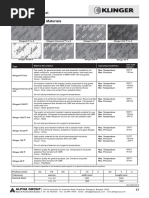 Klingerit 1000 Gasket Specifications | PDF | Chemistry | Building ...