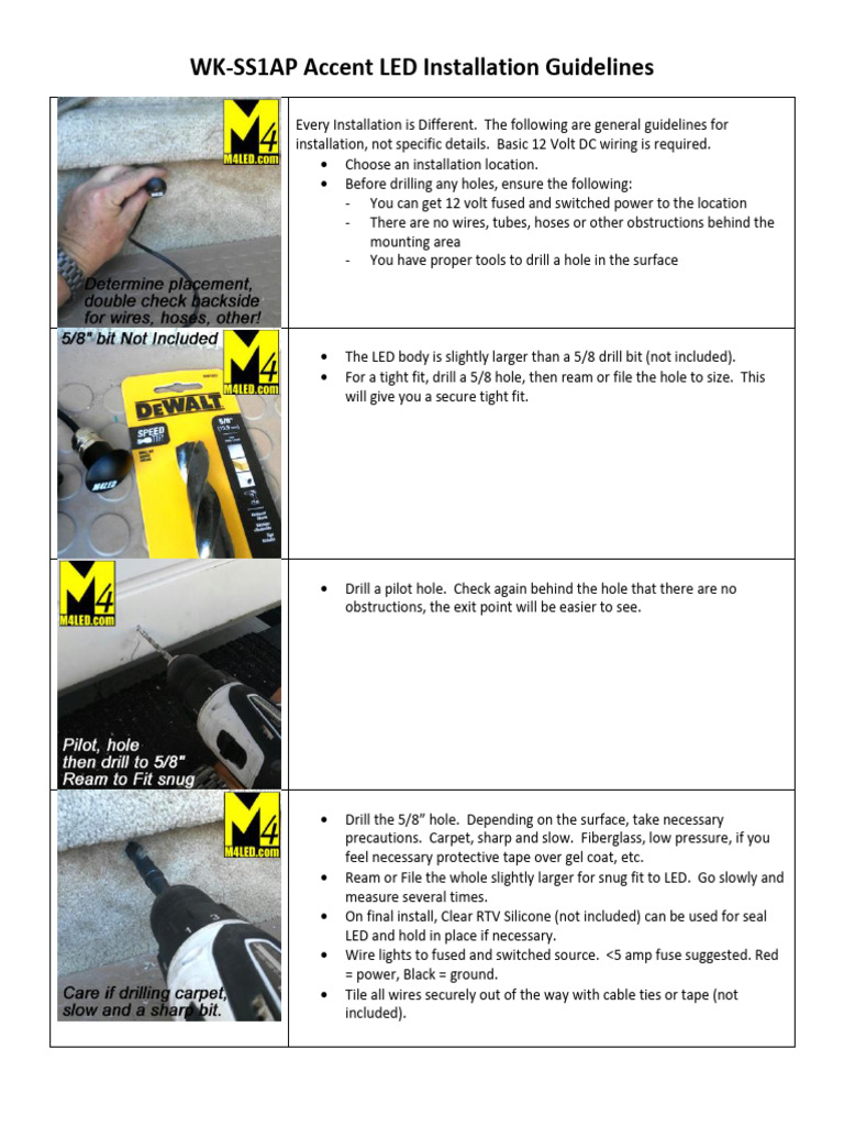 Walkway Install | PDF | Home & Garden | Technology & Engineering