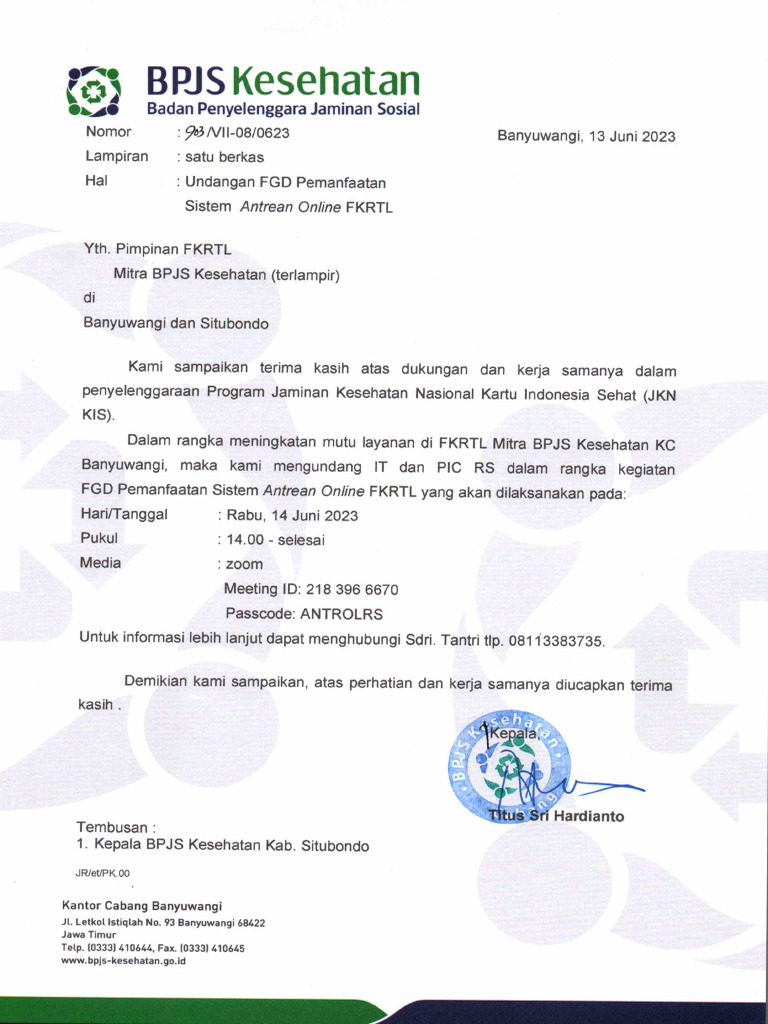 Undangan Fgd Antrol Rs 140623 Pdf