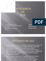 Deficienta de Auz