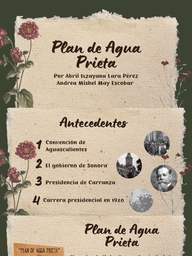 Plan Agua Prieta | PDF | Política