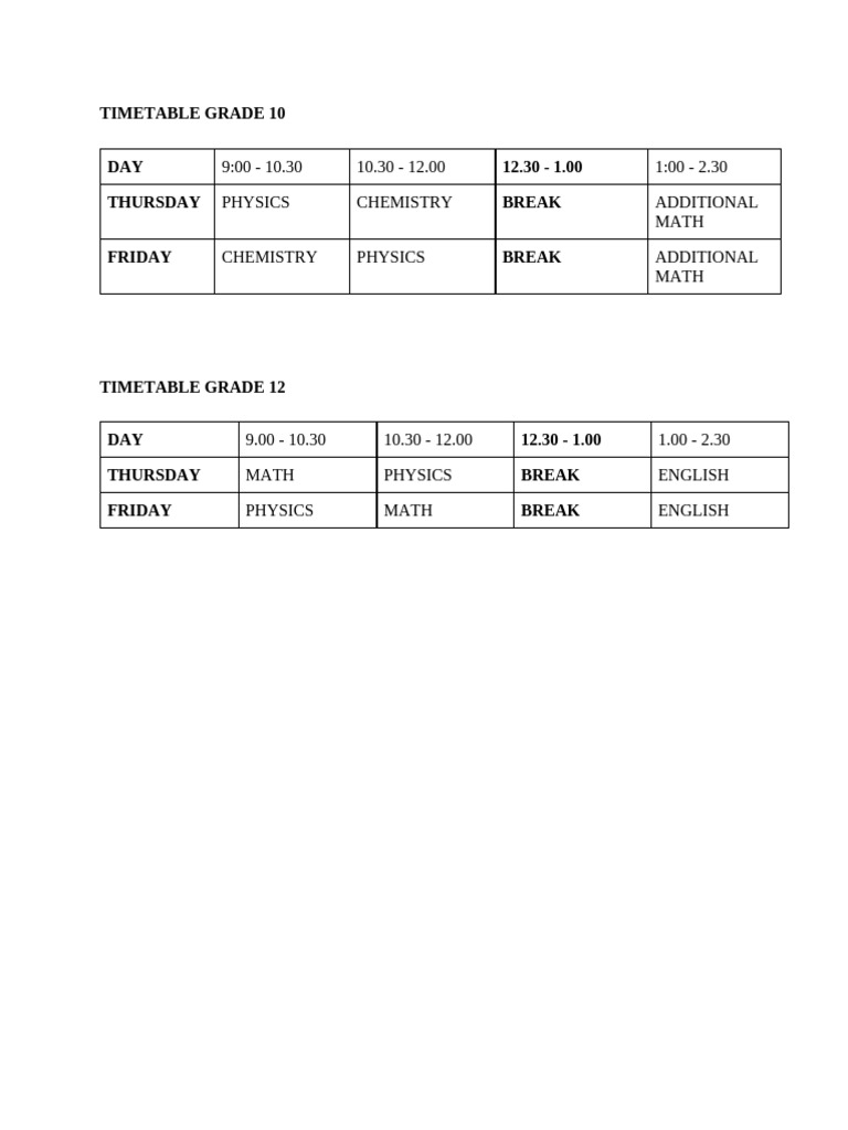 timetable-pdf
