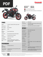 2025 Kawasaki Ninja ZX-4RR Specs | PDF | Horsepower | Anti Lock