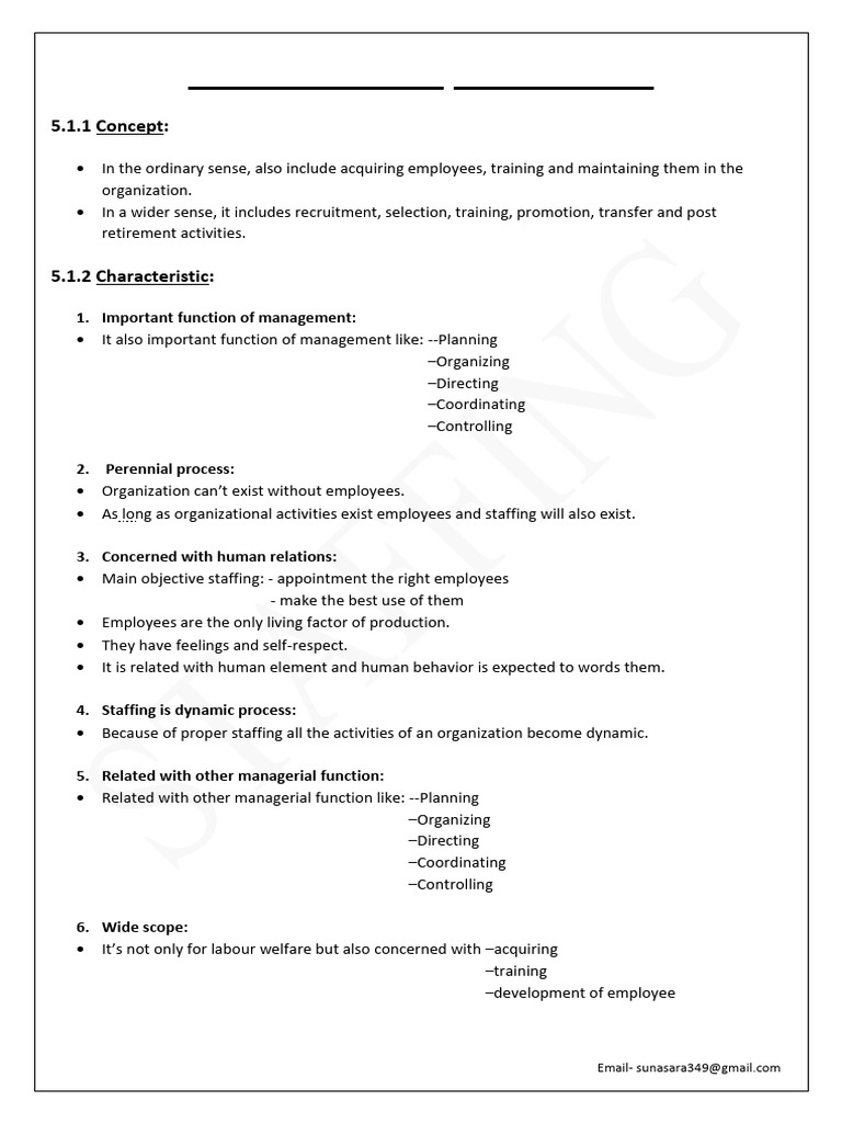 CHAPTER 05 STAFFING (12th OCM) . | PDF | Human Resource Management ...