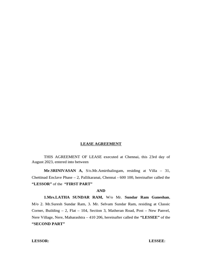 lease-agreement-srinivasan-pdf-lease-land-law