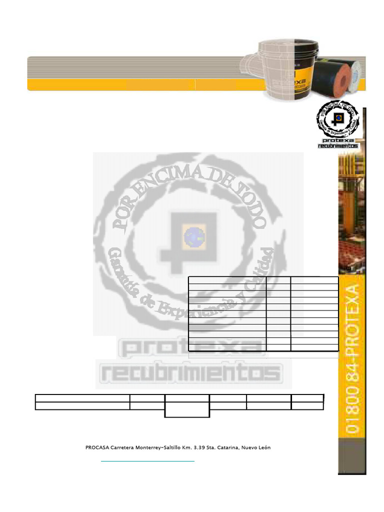 Ficha Técnica de Novaply SBS 4mm | PDF | Materiales