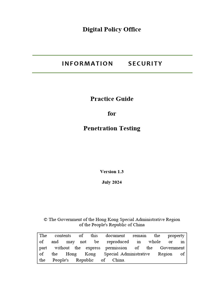 PG For Penetration Testing - EN | PDF | Penetration Test ...