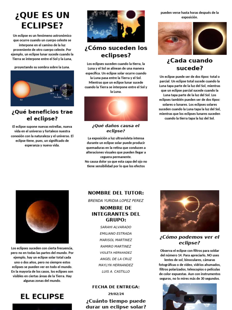 ¿Qué es un eclipse y cómo ocurre? | PDF | Eclipse solar | Eclipse