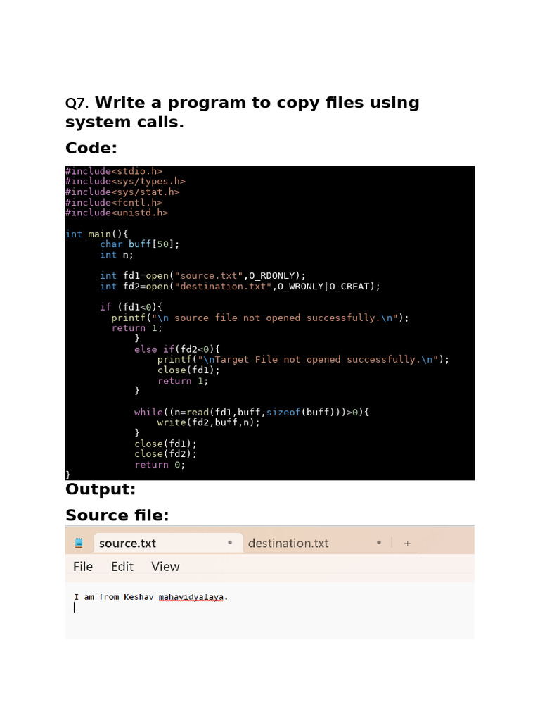 File Copy and Scheduling Algorithms Code | PDF | Object Oriented ...