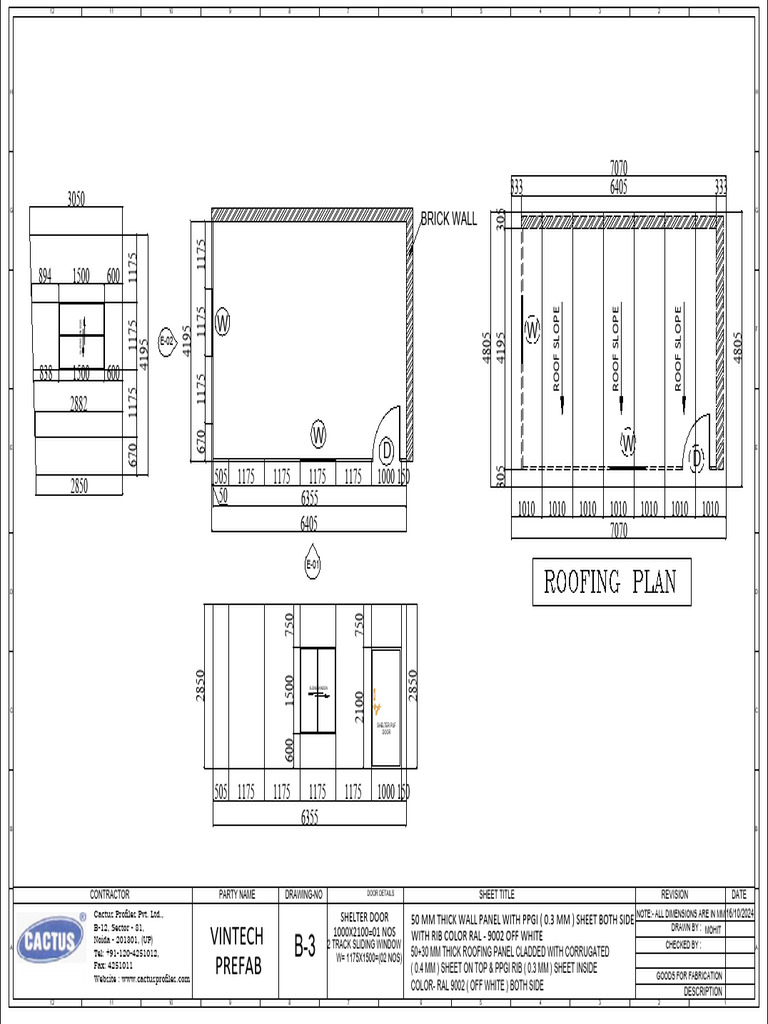 Vintech Prefab (Drawing) | PDF | Buildings And Structures | Building ...