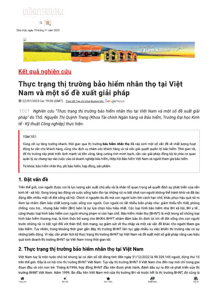 TH C TR NG Gi I Pháp | PDF