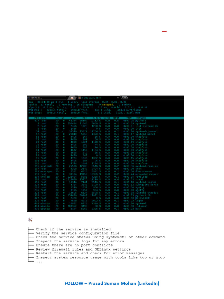 Linux Troubleshooting Scenarios Guide | PDF | File System | Computer ...