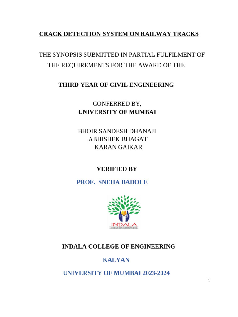 Railway Track Crack Detection System | PDF | Global Positioning System ...
