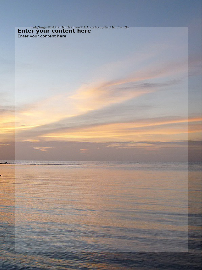 The Setting Sun Landscape LetterWPS Office PDF