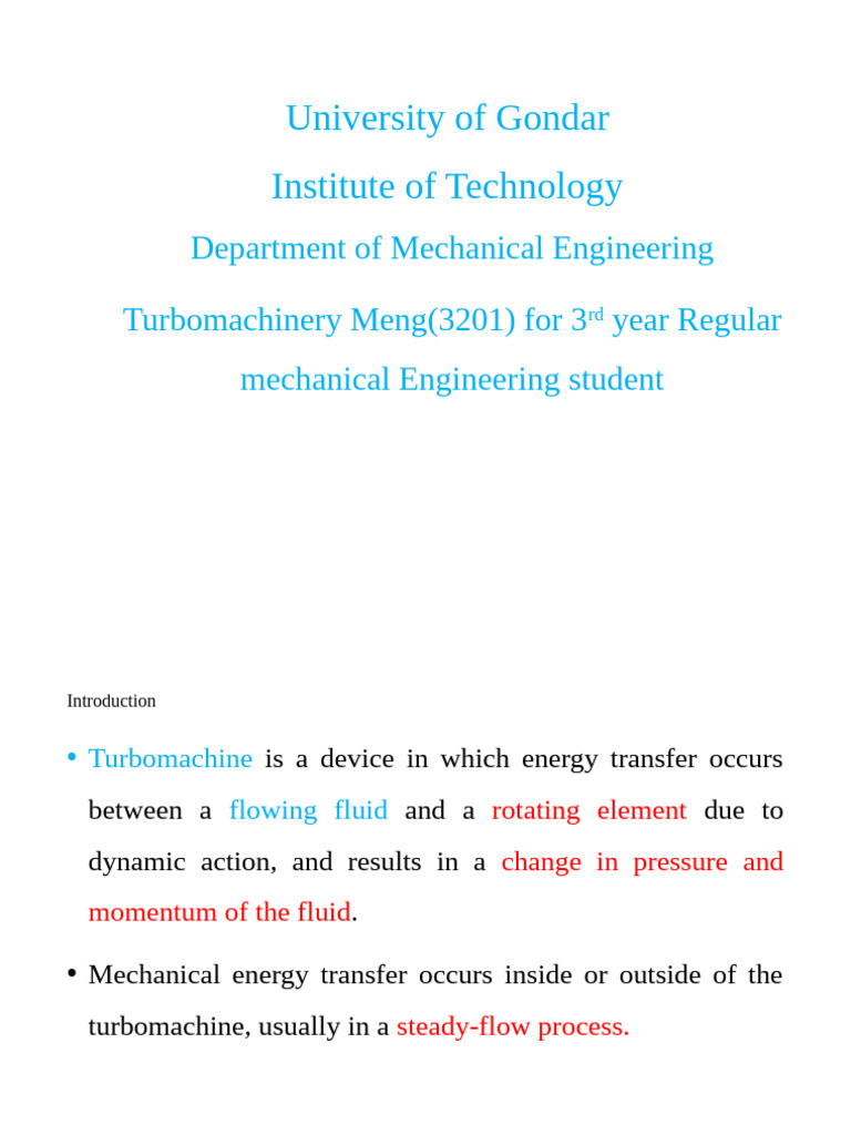 Overview of Turbomachinery Concepts | PDF | Turbomachinery | Pump