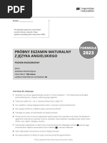 Probna Matura 2023 PR Arkusz Edytowalny