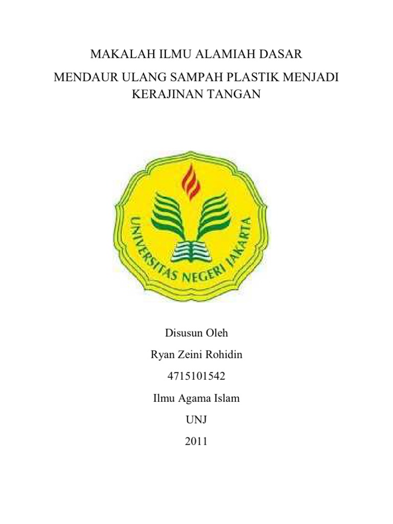 Membuat Kapal Mainan  Dari  Sampah Plastik 