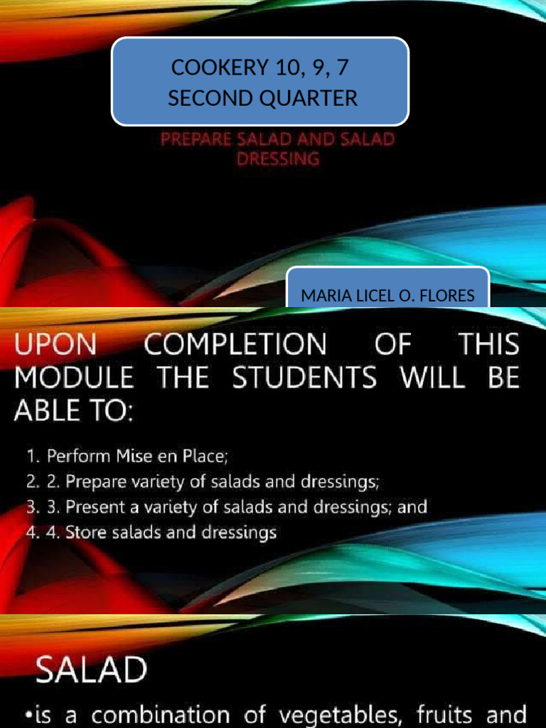 Cookery 10 - 7 | PDF